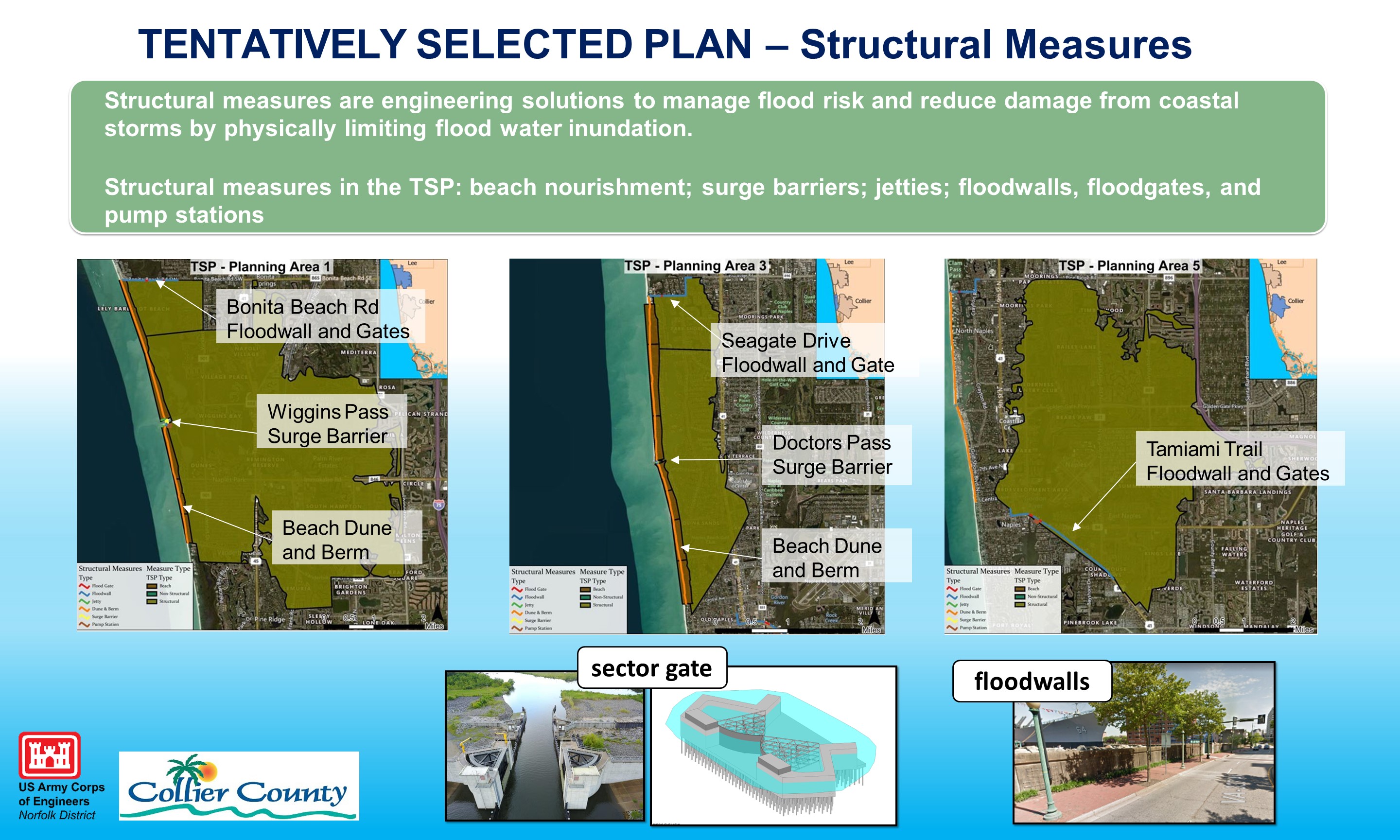Collier County CSRM Tentatively Selected Plan Structural Measures